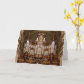 Carte Organe de tuyau de cathédrale, Berlin (Fleur jaune)