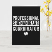Carte Organisateur de frasques Enseignant St. Patricks D (Fleur jaune)