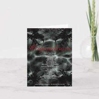 Carte .Orgapalooza - Note Card