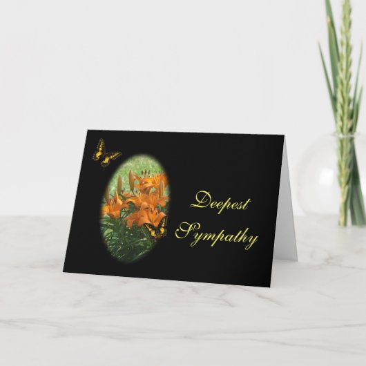 Carte OrgLillies & Swallowtail-customize d'occasion (Devant)