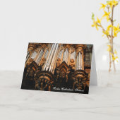 Carte Orgue à tuyaux, Cathédrale de Rodez, France (Fleur jaune)