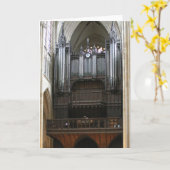 Carte Orgue St Clotilde, Paris (Fleur jaune)