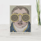 Carte Orgueil et Préjugés d'Austen : Darcy ensorcelé drô (Devant)