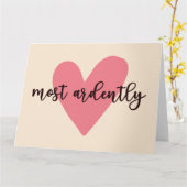 Carte Orgueil et Préjugés M. Darcy - Très Ardemment V (Fleur jaune)