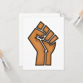 Carte orgueil noire première unité histoire unité Afriqu (Devant/Arrière en situation)