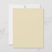 Carte Orient Express Train, ajouter du texte personnalis (Dos)