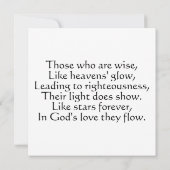 Carte Orientation par le biais du Cosmos (Dos)