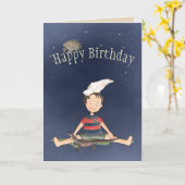 Carte orientée australienne 1 (Fleur jaune)