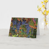 Carte orientée de joyeux anniversaire de joli vin (Fleur jaune)