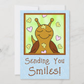 Carte (Original) Couleur des sourires de l'escargot mign (Devant)