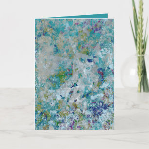 Carte Original Moderne Un Design D'Art Abstrait