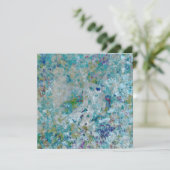Carte Original Moderne Un Design D'Art Abstrait (Debout devant)