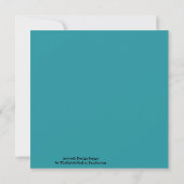 Carte Original Moderne Un Design D'Art Abstrait (Dos)