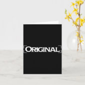 Carte Original- Noir (Fleur jaune)