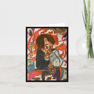 Carte Original watercolor painting