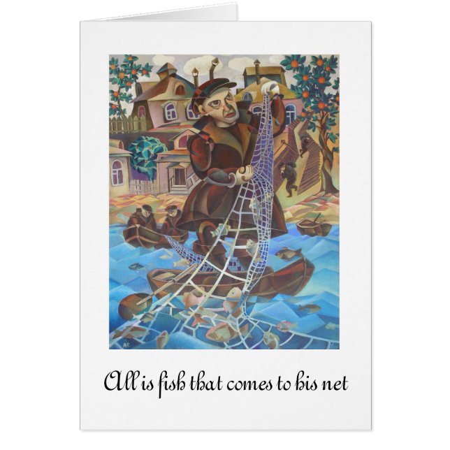 Carte originale de peinture de Fishman (Devant)