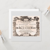 Carte Originale playbill, première de Vienne de Don Giov (Devant/Arrière en situation)