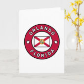 Carte Orlando Floride (Fleur jaune)