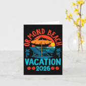 Carte Ormond Beach Florida 2026 Family Vacation Beach Su (Fleur jaune)