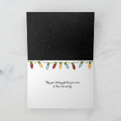 Carte Ornement de Noël en flocons de neige (Intérieur)