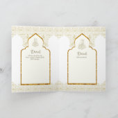 Carte Ornemental bilingue WALIMA Nikah Mariage musulman (Intérieur)