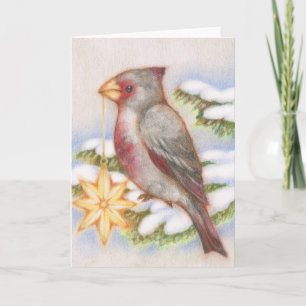 Carte ornementale Cardinal Star