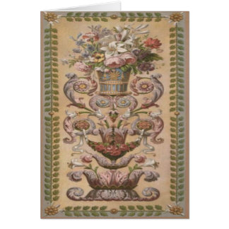 Carte ornementale du 19ème siècle