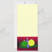 Carte Ornements de Noël festifs (Dos)