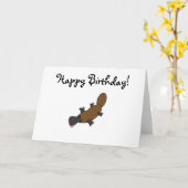 Carte Ornithorynque (Fleur jaune)