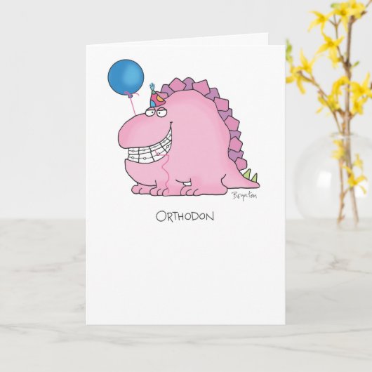 CARTE ORTHODON (Fleur jaune)