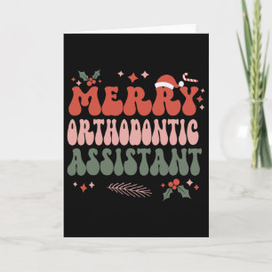 Carte Orthodontie de Noël instantanée Merry Orthodontic
