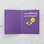 Carte Orthographe Bee Félicitations (Intérieur)