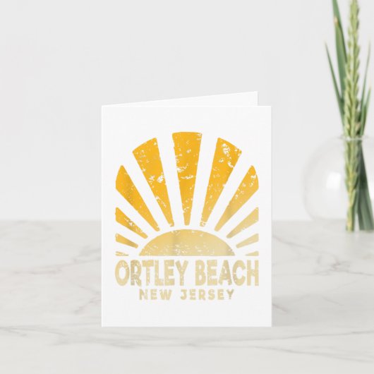 Carte Ortley Beach Nj - Ortley Beach New Jersey Ensoleil (Devant)