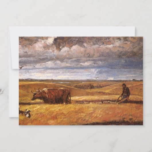 Carte Os de bisonneaux labourés par Harvey Thomas Dunn (Devant)
