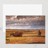 Carte Os de bisonneaux labourés par Harvey Thomas Dunn (Devant / Derrière)