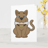 Carte Os de chien (Fleur jaune)