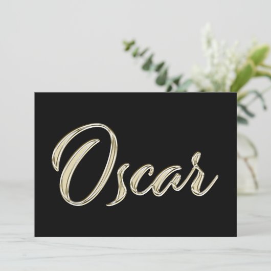 Carte Oscar White (Debout devant)