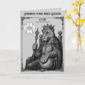 Carte Ose Griffes de l'Ars Goetia (Fleur jaune)