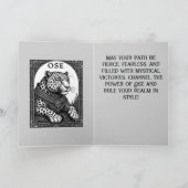 Carte Ose le léopard goétique s'élève (Intérieur)