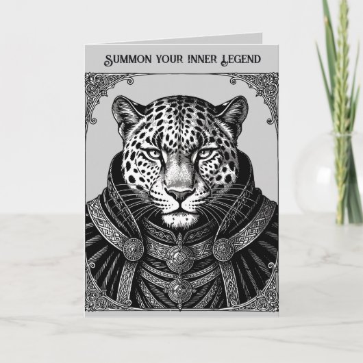 Carte Ose le roi léopard des ombres (Devant)