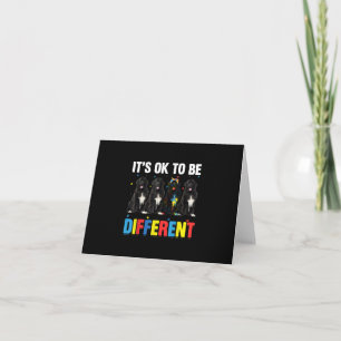 Carte Oser être différent Funny Newfie Cute Newfie