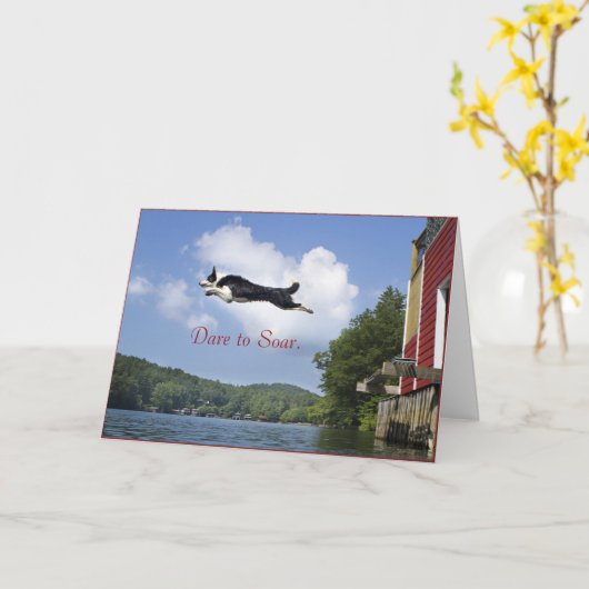 Carte Oser s'envoler (Fleur jaune)