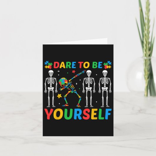 Carte Osez Être Vous-Même Autisme (Devant)