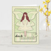 Carte Osez imaginer...Carte de voeux (Fleur jaune)