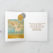 Carte Osez rêver heureux Anniversaire Unicorn (Intérieur)