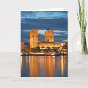 Carte Oslo City Hall Norvège