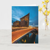 Carte Oslo la nuit, Norvège (Fleur jaune)