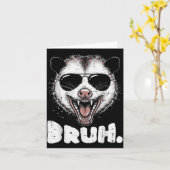 Carte Ossum Face Bruh Funny Ssum Meme Humor Men Women Ki (Fleur jaune)