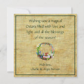 Carte Ostara Équinoxe de printemps (Dos)