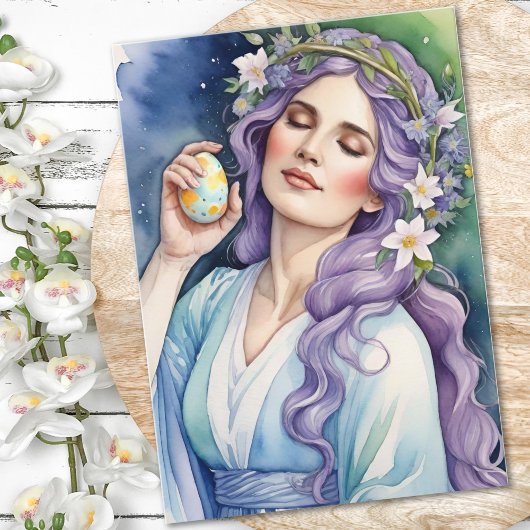 Carte Ostara Goddess Spring Equinox Sabbat Wicca Holiday